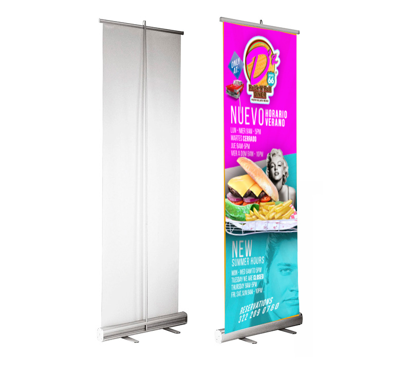 Roll-up publicitaire personnalisable - CopieConformes Dakar